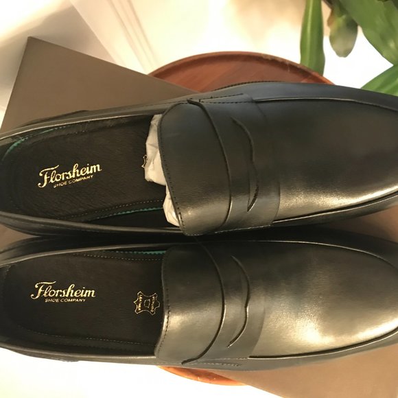 Florsheim Penny Loafer Men\'s Casual Shoes - Black - NWT main image 8